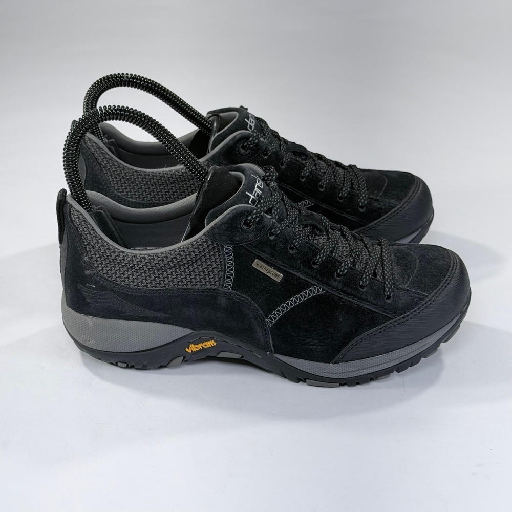 Dansko Paisley Hiking Shoes Womens 36/5.5-6 Black Suede Waterproof Outdoor Trail
